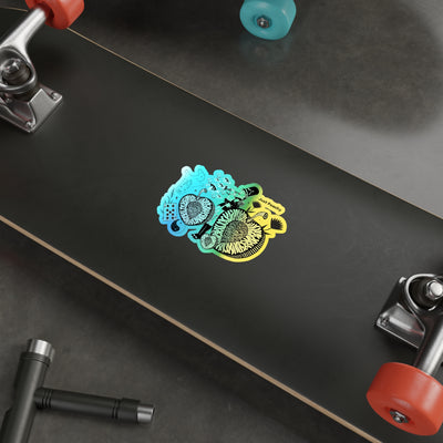 Die-Cut Stickers: Just Peachy | Holographic