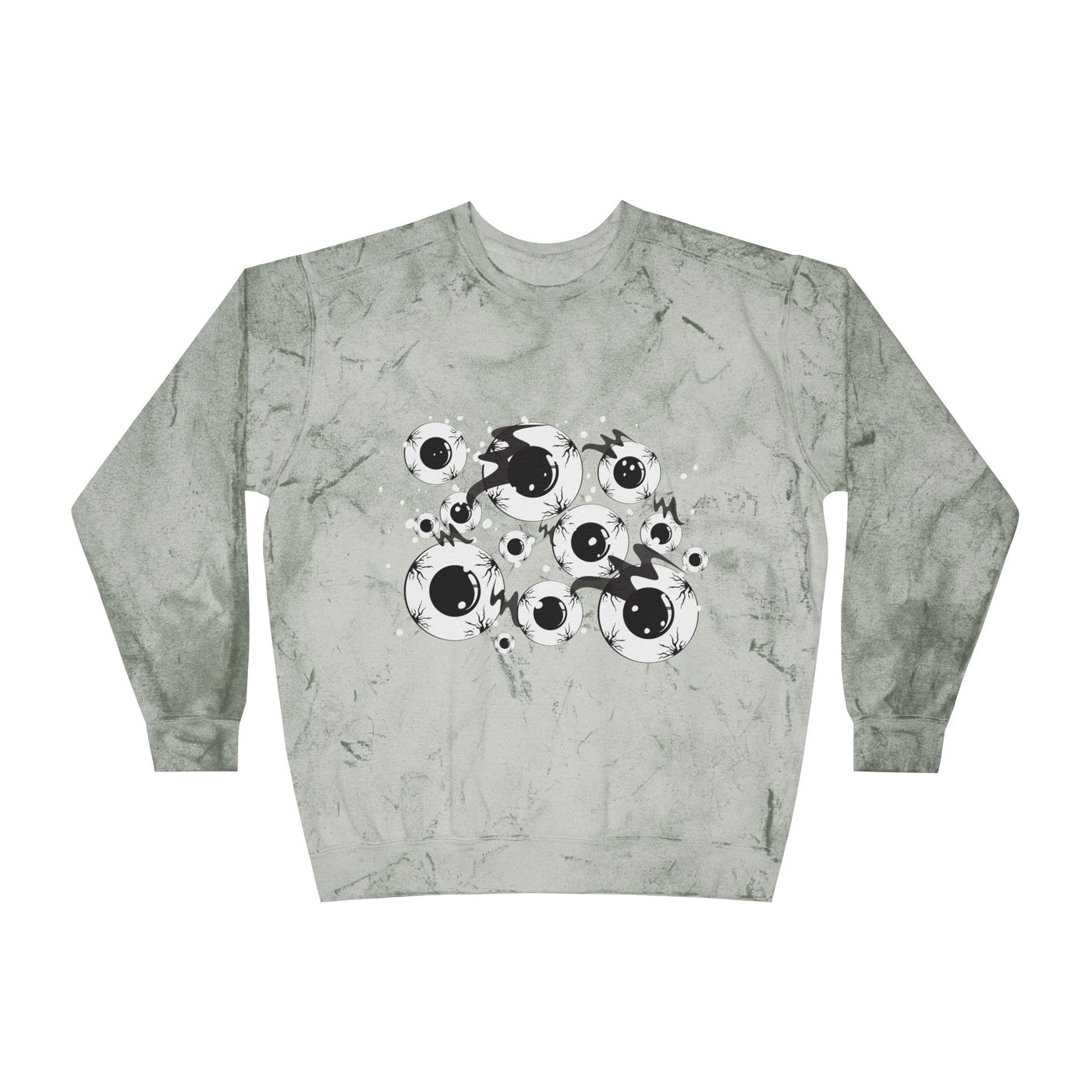 Crewneck Sweatshirt: All Eyes On Me | Color Blast| Men's Design