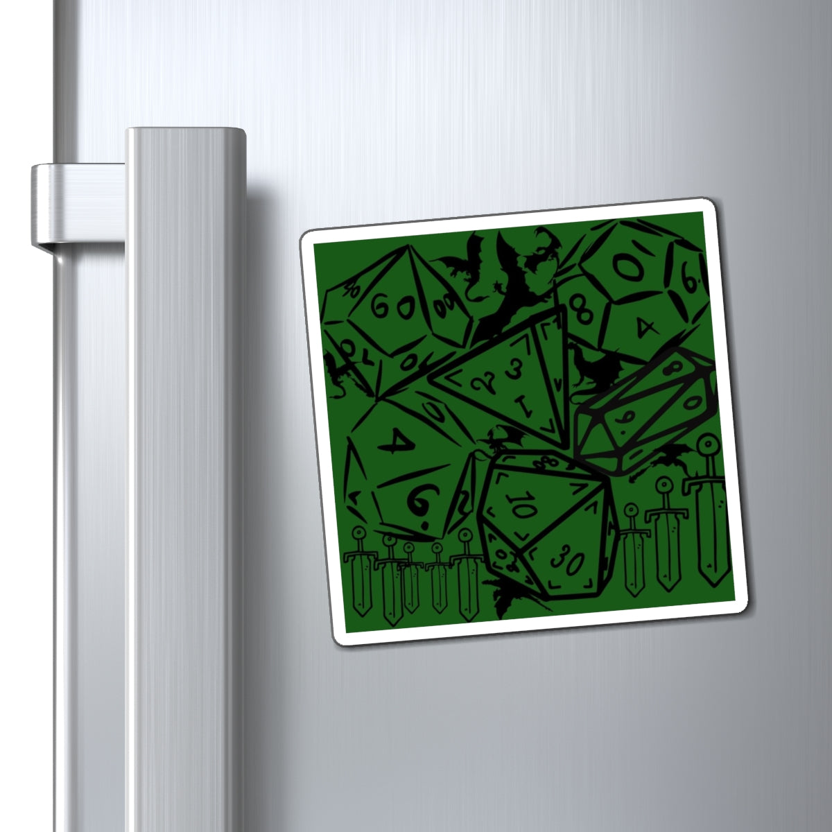 Magnets: Dungeons & Dragons Dice Design