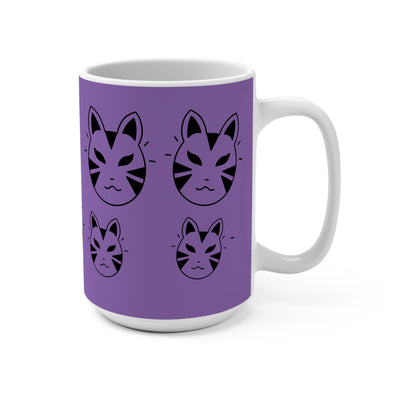Mug: Anime Inspired Cat Mask Design