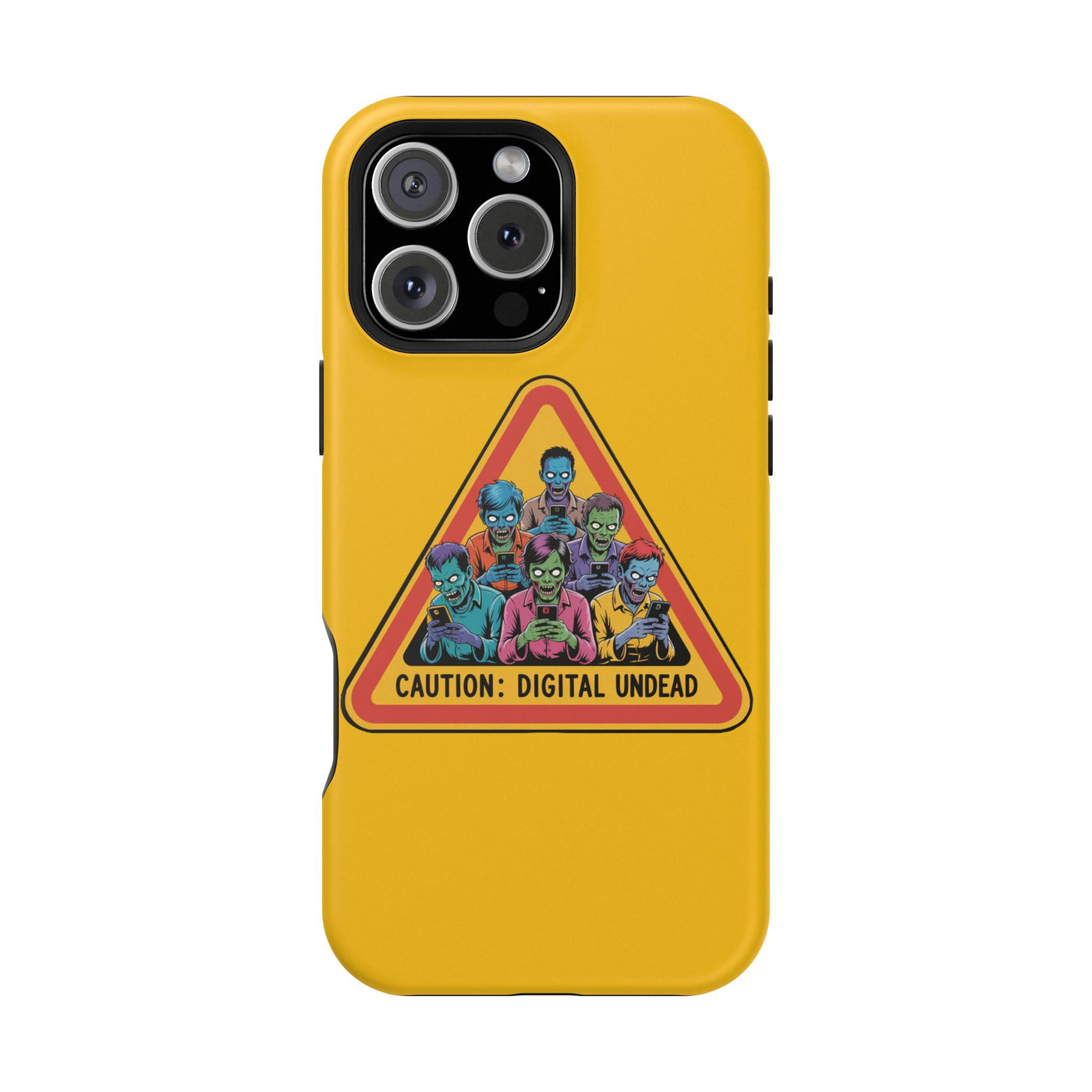 Phone Case: Zombie-Themed Tough Case for iPhone, Caution Digital Undead Phone Cover, Phone Accessory for Halloween, Unique Gift Idea, Trendy Phone [...]