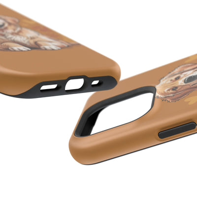 Dog Lover Magnetic Phone Case, Cute Pet Cases for iPhone, Dog-themed Phone Covers, Golden Retriever Case, Gifts for Dog Owners
