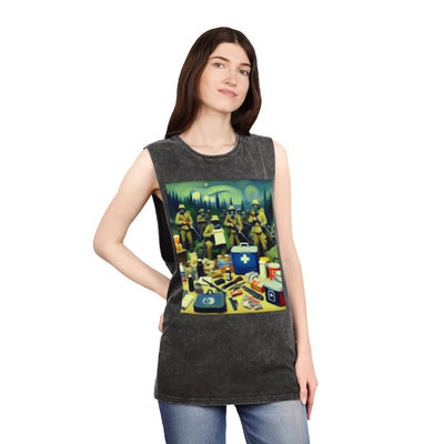 Vintage Zombie Apocalypse Supply Run Tank Top