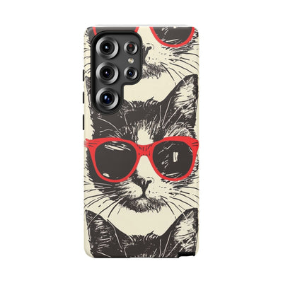 Phone Case: Sassy Cat Phone Case, Cute Cat Lovers Gift, Pet Lover Accessory, Fun Cat Phone Cover, Stylish Gadget Protection