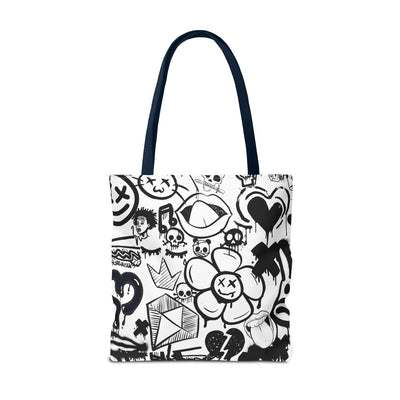 Tote Bag: Graffiti Retort | Inky Funk Design
