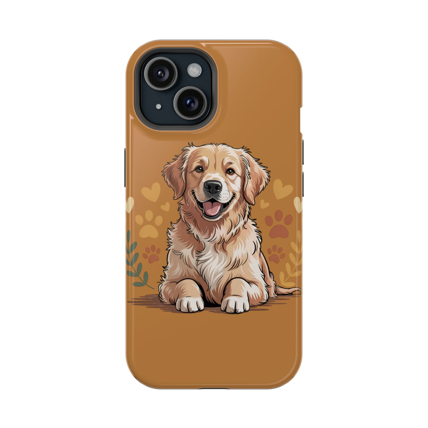 Dog Lover Magnetic Phone Case, Cute Pet Cases for iPhone, Dog-themed Phone Covers, Golden Retriever Case, Gifts for Dog Owners