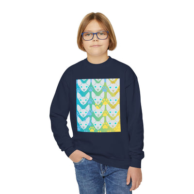 Sweatshirt: Hairless Kitty Design Crewneck