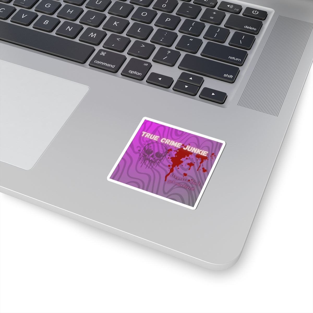 Sticker: Stay Safe | True Crime | Kiss Cut