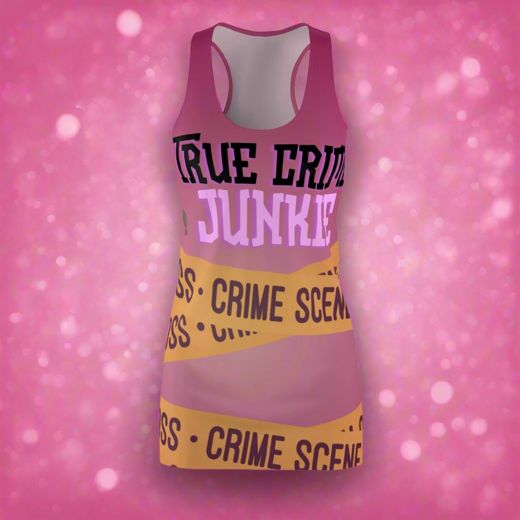 Racerback Dress: True Crime | Pink and Yellow
