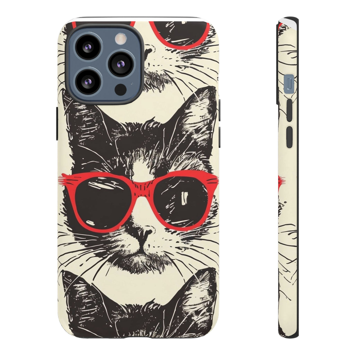 Phone Case: Sassy Cat Phone Case, Cute Cat Lovers Gift, Pet Lover Accessory, Fun Cat Phone Cover, Stylish Gadget Protection