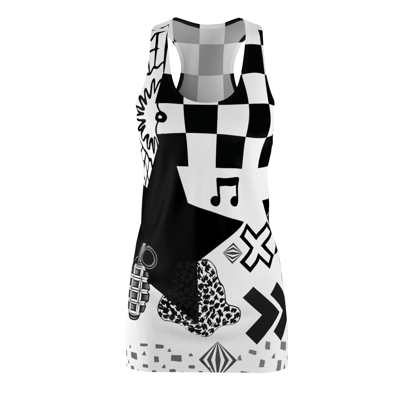 Dress: Calm Like A Bomb | Inky Funk Design | Racerback