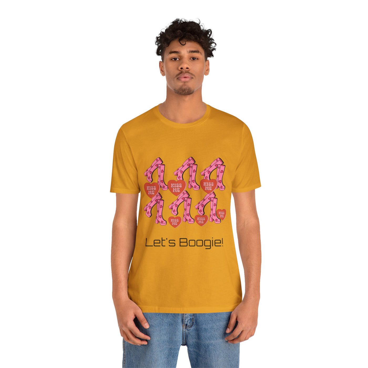 T-Shirt: Let's Boogie! | Jersey Fabric
