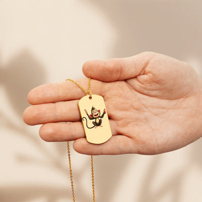 Necklace: Customize your own necklace.  Sample - STEM Monkey