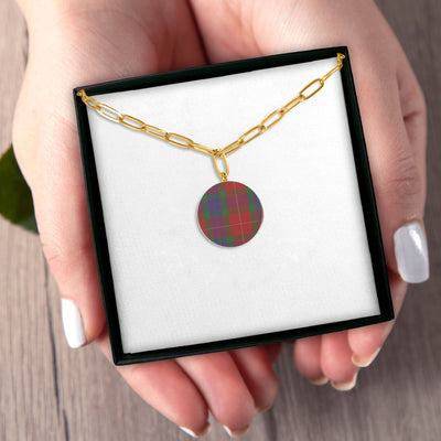 Necklace: Paperclip Coin-Circle Necklace -Make Your Own - Fraser Sample