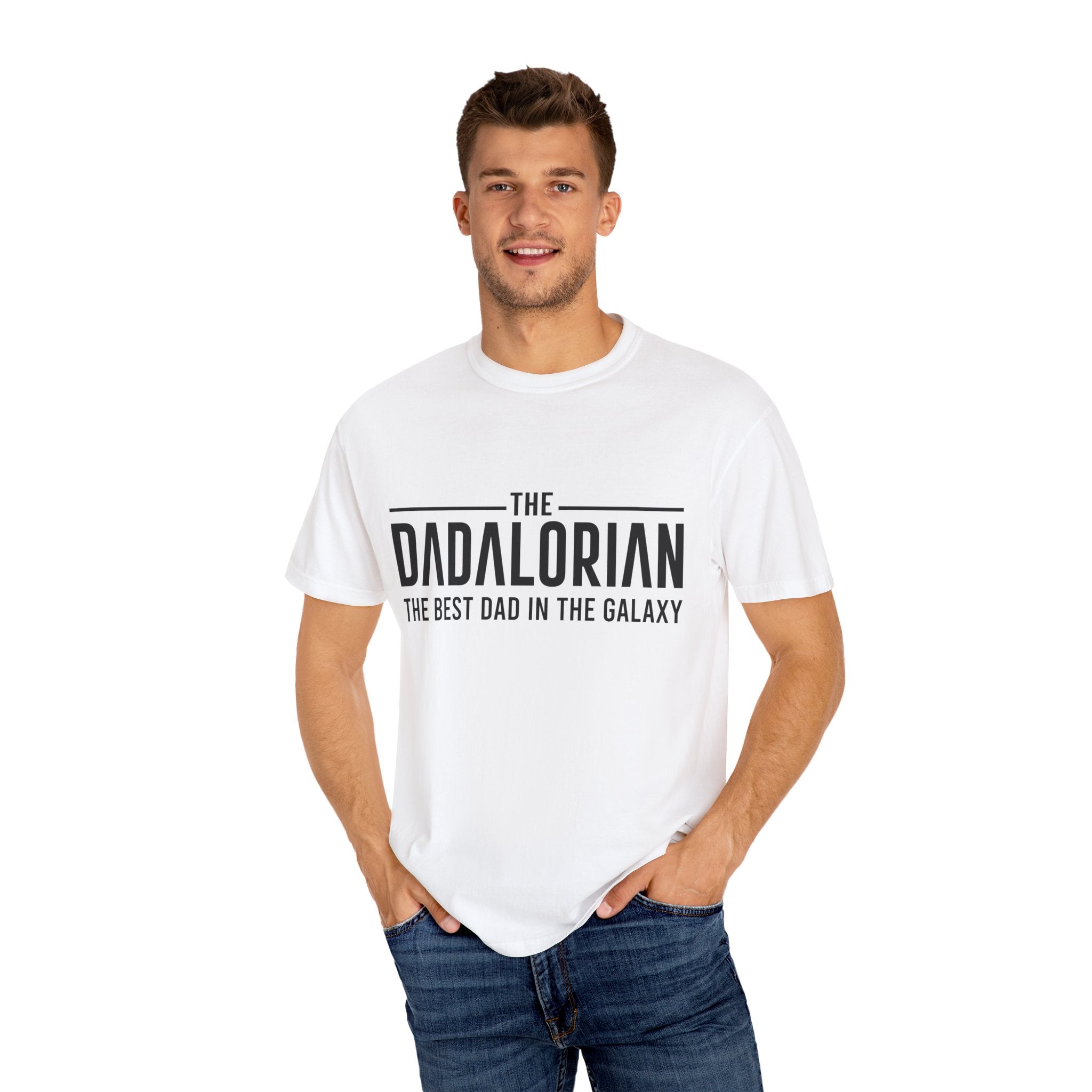 Dadalorian T-Shirt, Unisex Graphic Tee, Father's Day Gift, Star Wars Fan Apparel, Dad Humor Shirt, Geeky Dad Top