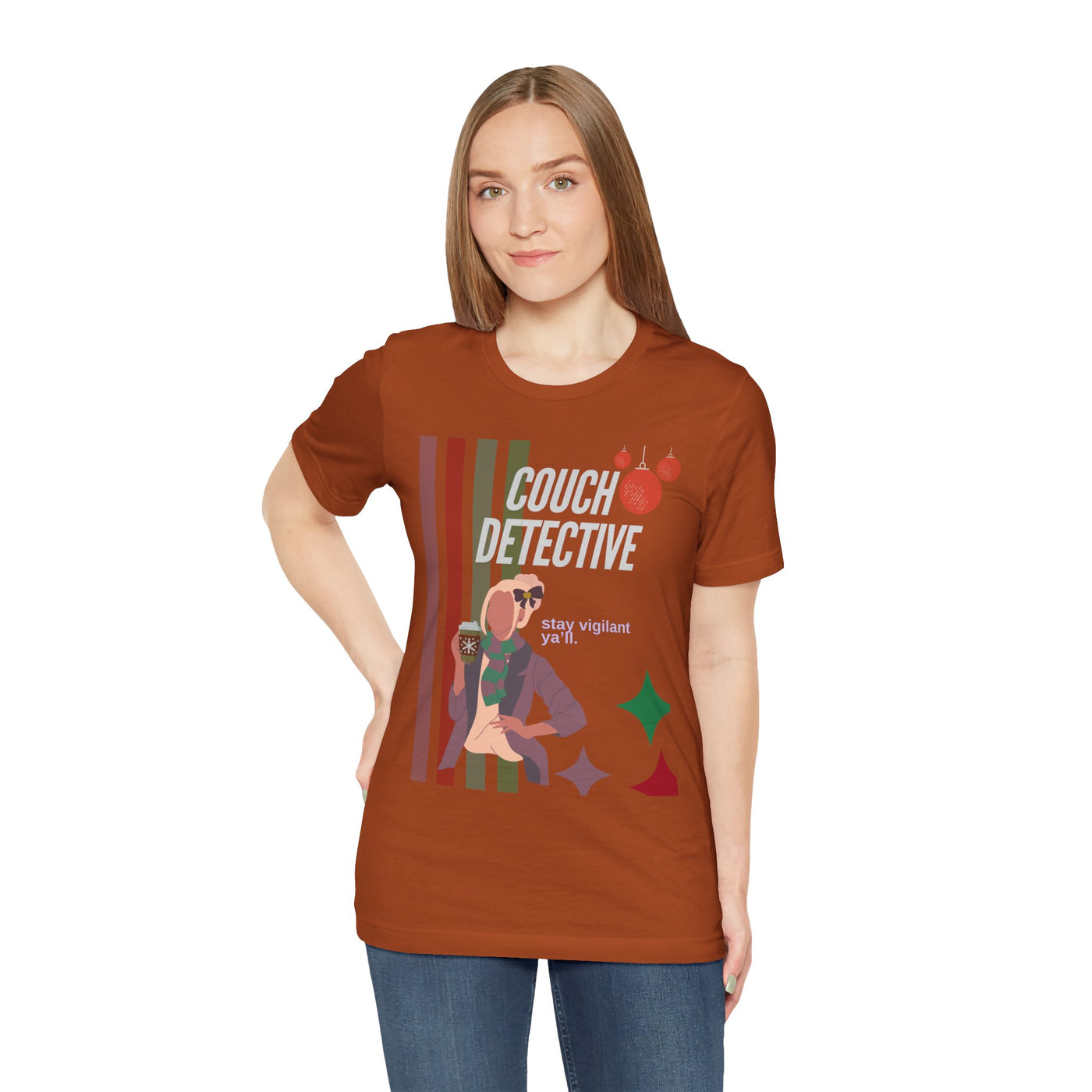 T-shirt: Couch Detective | Stay Vigilant | Holiday Edition