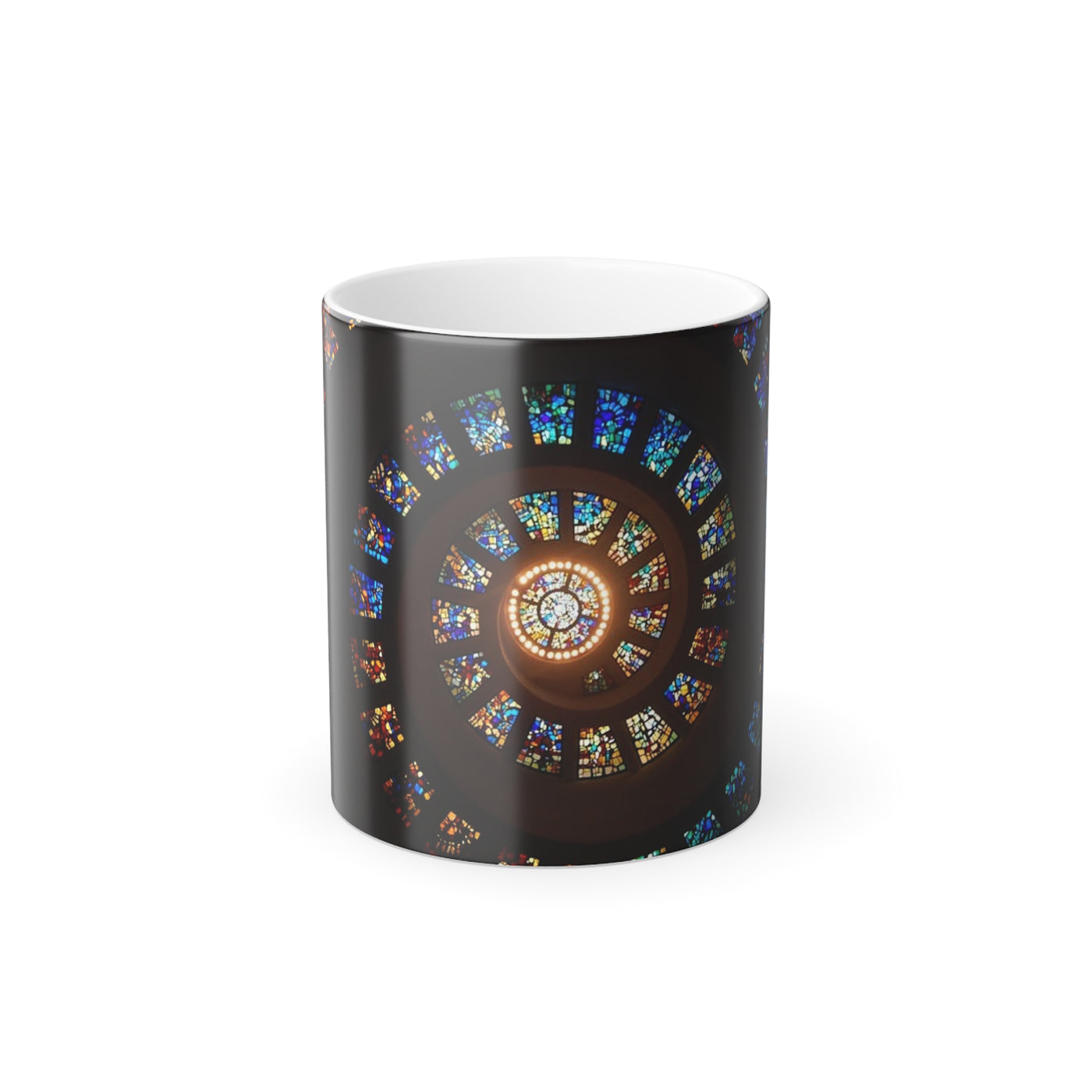 Color Morphing Mug: Magic Color Changing Stained Glass Spiral