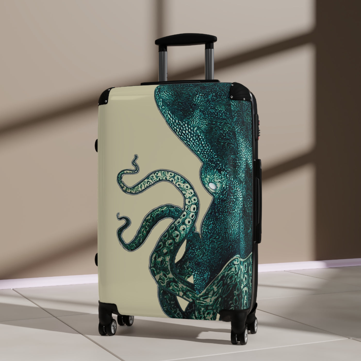 Suitcase: Kraken Ocean-Inspired Suitcase for Travelers