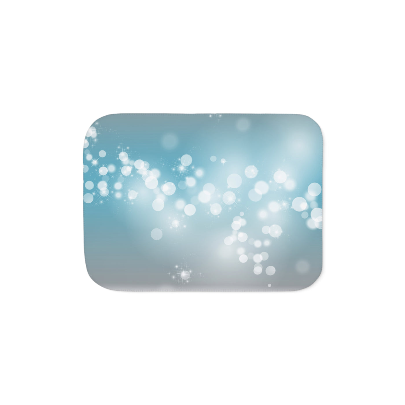 Blanket: New Year Blue Design | Sherpa