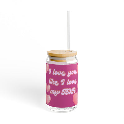 Glass: Book nerd TBR Mug with Straw