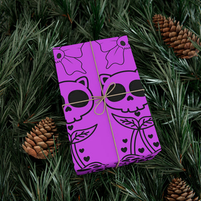 Wrapping Paper: Purple Kawaii Goth