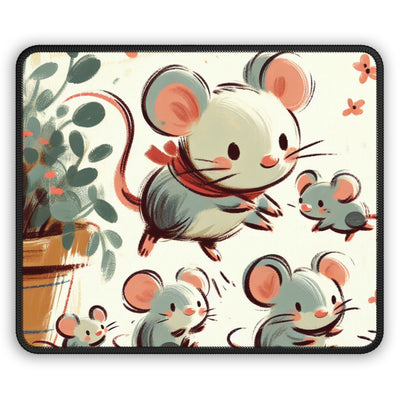 Mouse Pad: Cute Cartoon Baby Mice Gaming Pad