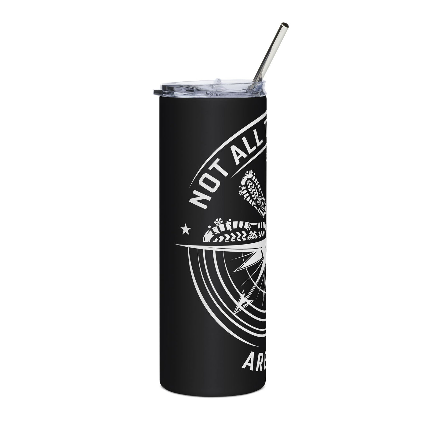 Tumbler: Adventure Seeker Stainless Steel Tumbler, 20oz - Travel Mug for Explorers, Gifts for Hikers, Outdoor Quotes Drinkware