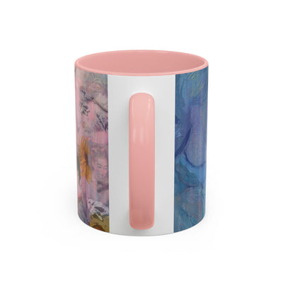 Mug: Fine Art Painterly mug | Blue and Yellow