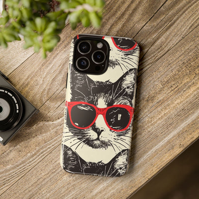 Phone Case: Sassy Cat Phone Case, Cute Cat Lovers Gift, Pet Lover Accessory, Fun Cat Phone Cover, Stylish Gadget Protection