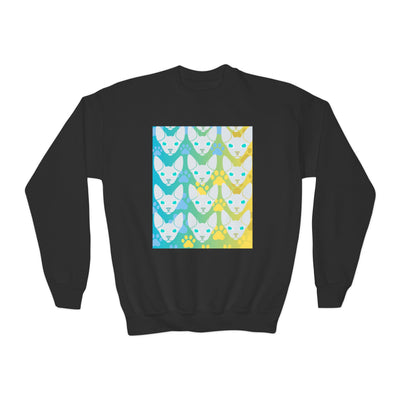 Sweatshirt: Hairless Kitty Design Crewneck