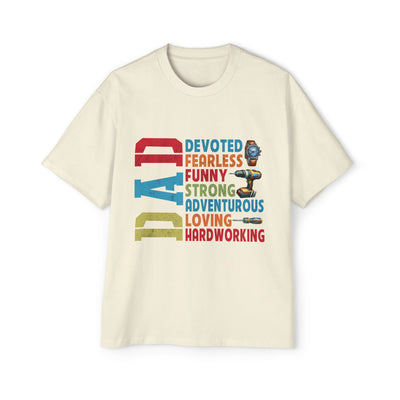 Dad Appreciation Heavy Oversized Tee, Gifts for Father's Day, Funny Dad Shirt, Casual Wear, Birthday Gift for Dad