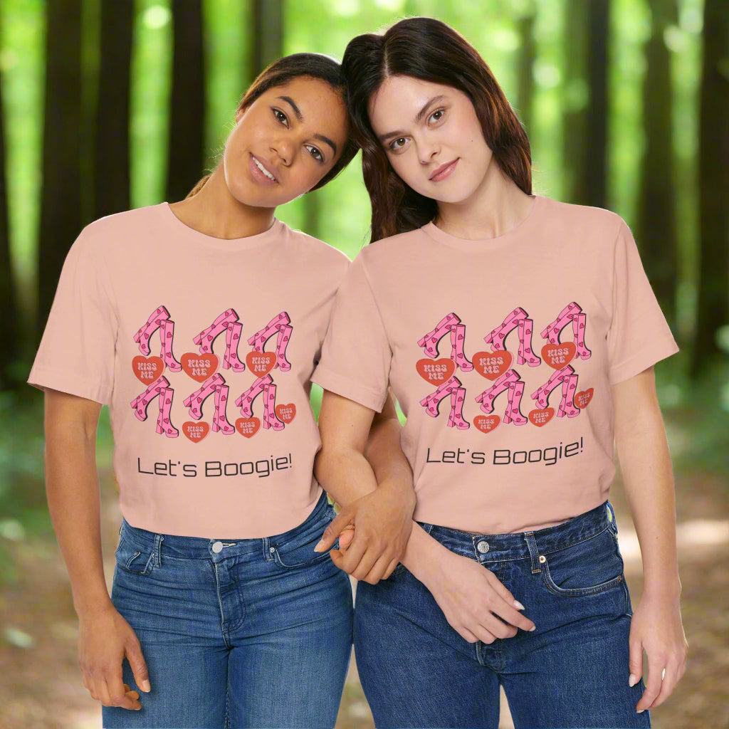 T-Shirt: Let's Boogie! | Jersey Fabric