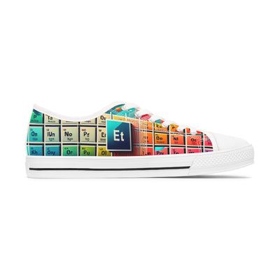 Women's Low Top Periodic Table Sneakers