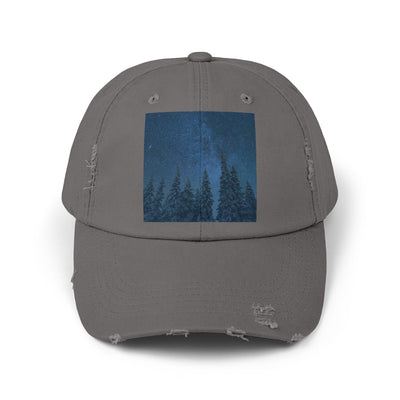 Cap: Night Sky Forest Design | Distressed