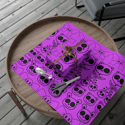 Wrapping Paper: Purple Kawaii Goth