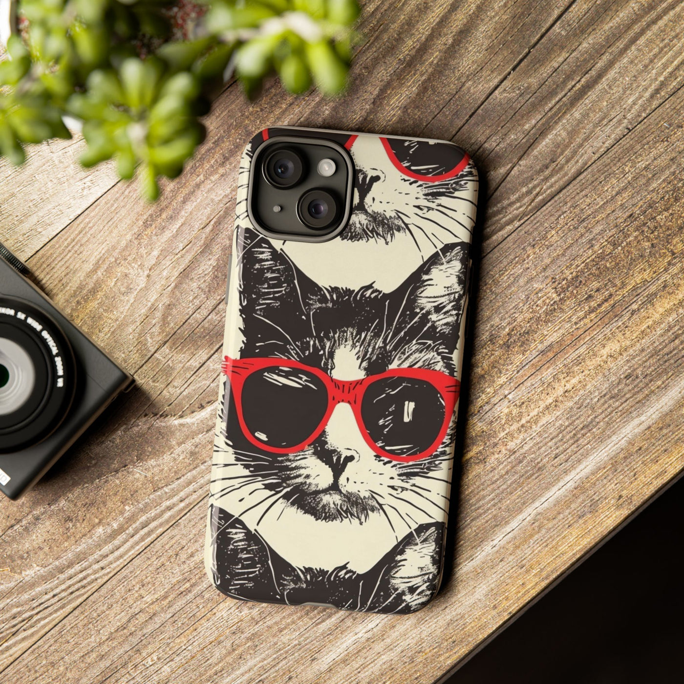 Phone Case: Sassy Cat Phone Case, Cute Cat Lovers Gift, Pet Lover Accessory, Fun Cat Phone Cover, Stylish Gadget Protection