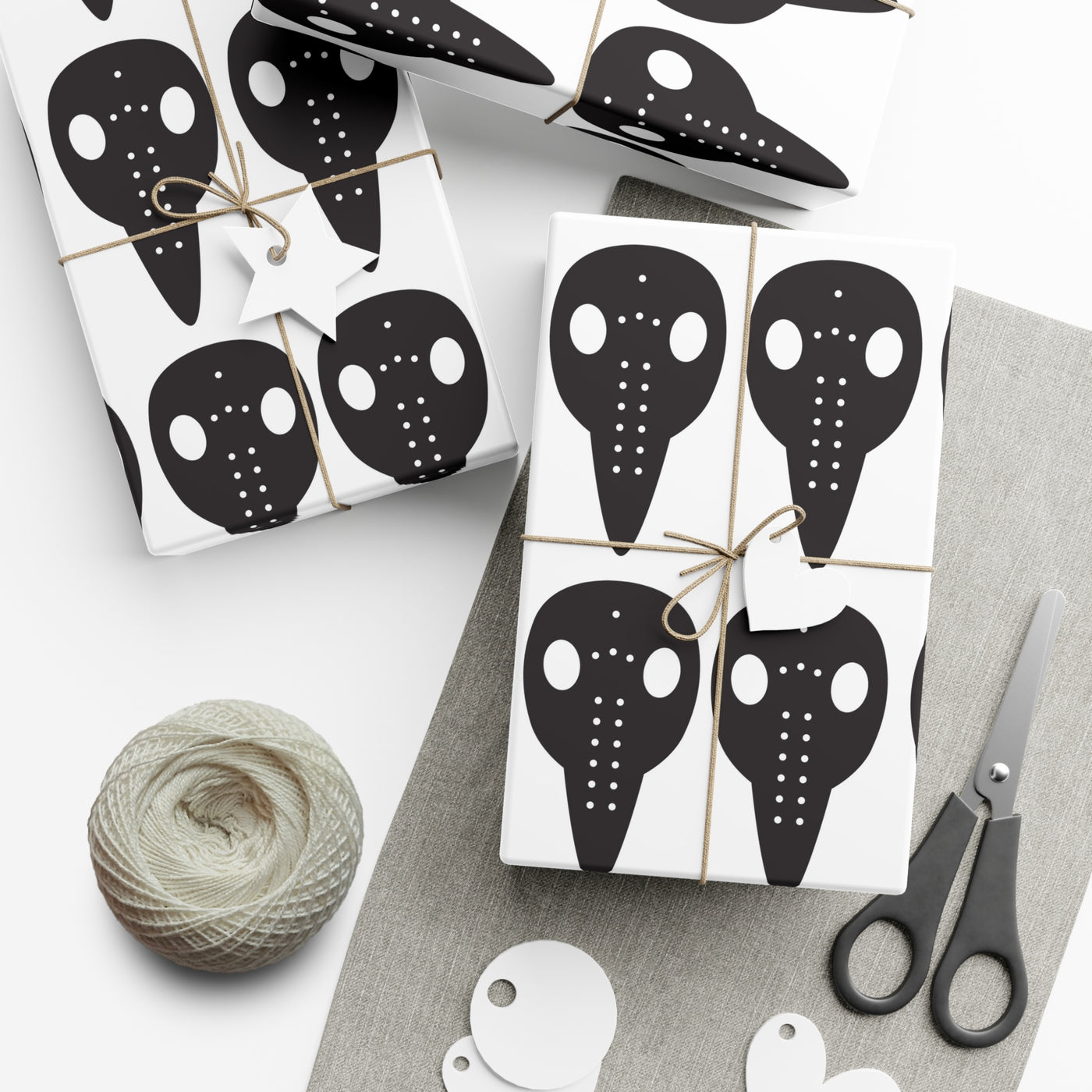 Wrapping Paper: Of Epidemic Proportions | Plague Mask