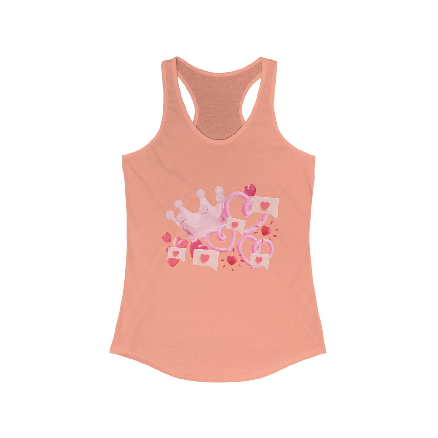 Women's Tanktop: Heartsy Design | Racerback Style