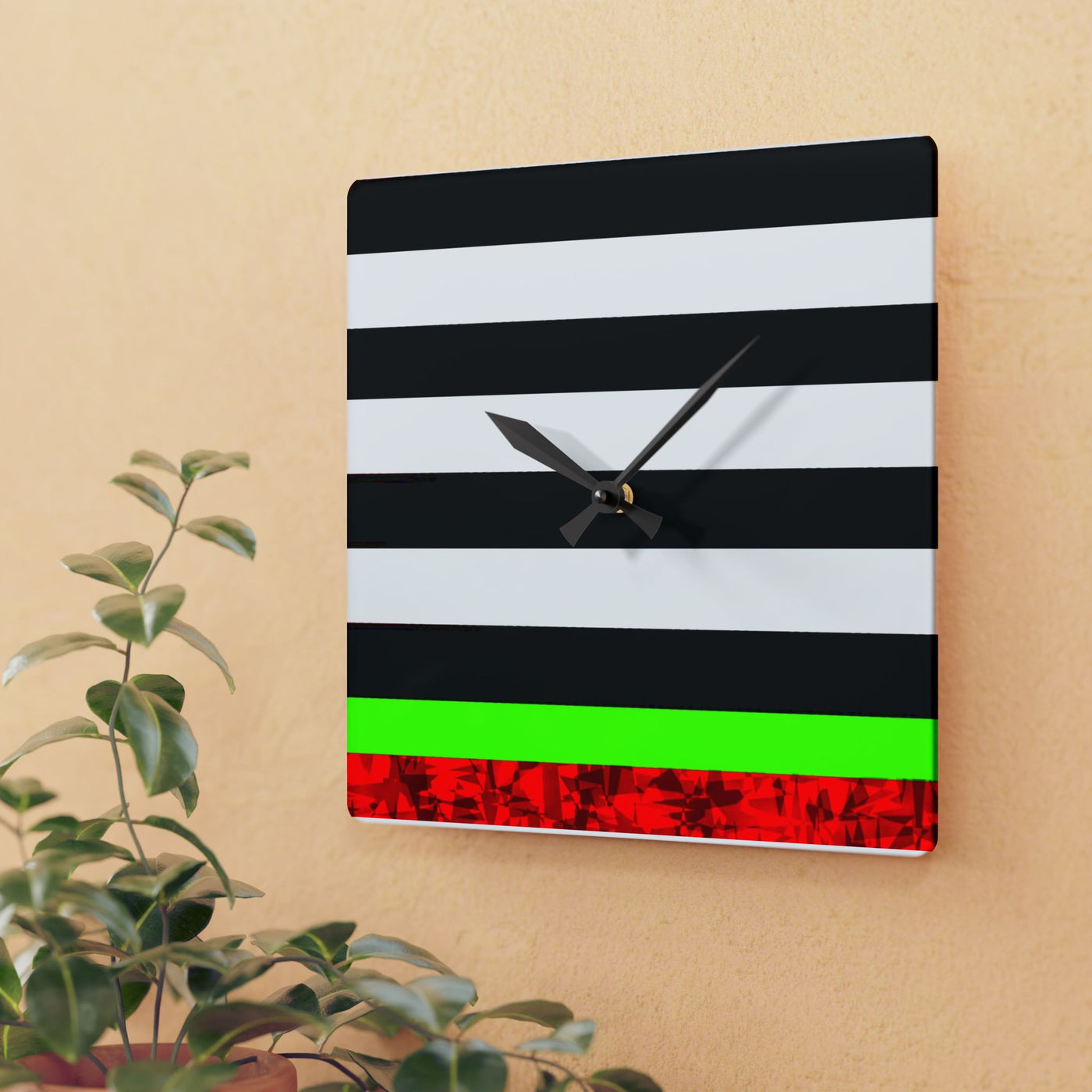 Clock: Wicked Witch Design | Acrylic