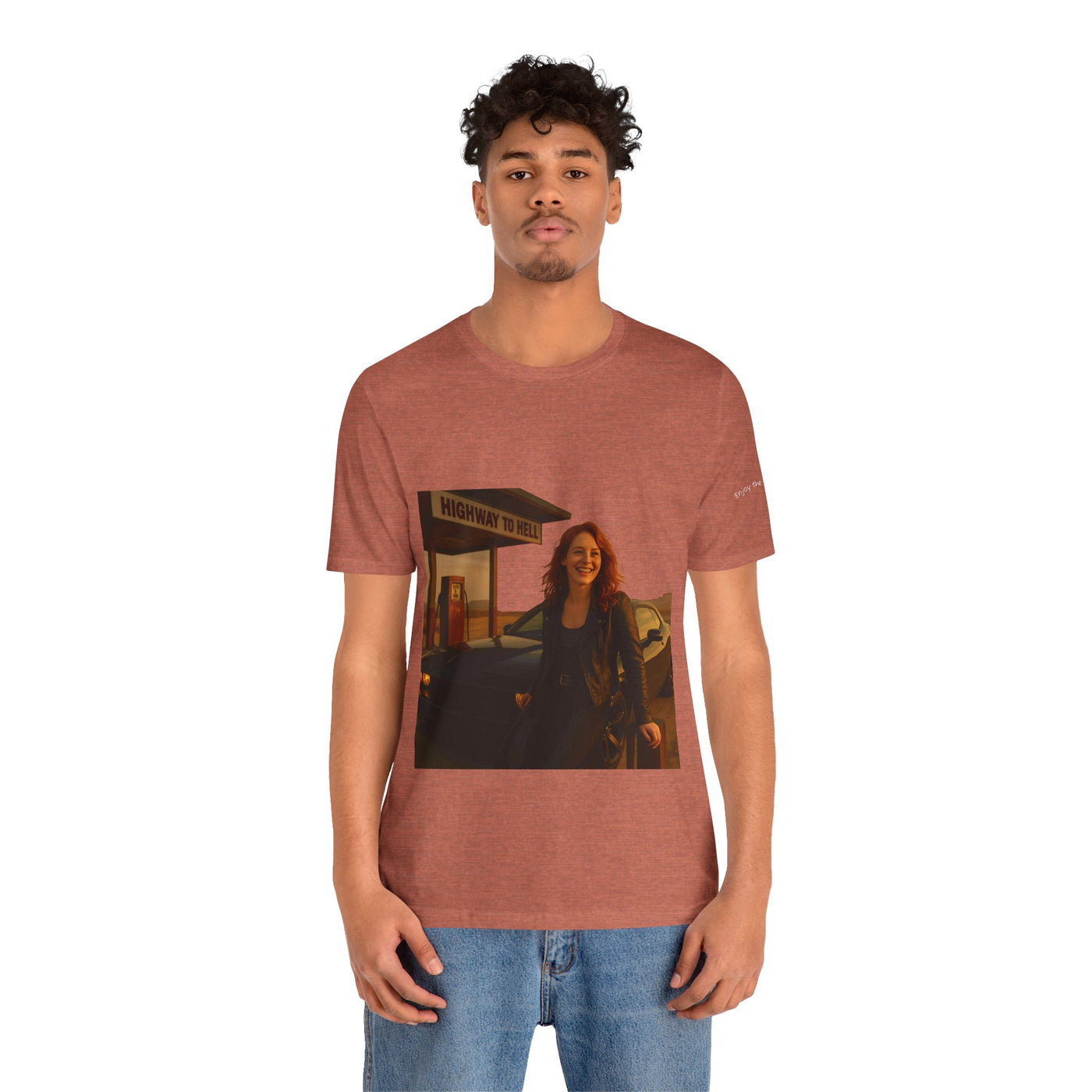 T-Shirt: Enjoy the Journey on the Highway to Hell Graphic Tee