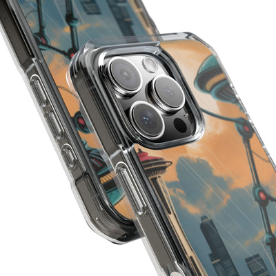 Phone Case: Futuristic Magnetic Phone Case | Unique Clear Impact Case, Modern Phone Accessories, Gift for Tech Lovers, Artistic Phone Cover, [...]