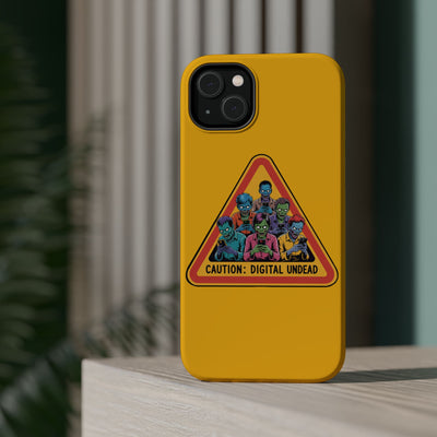 Phone Case: Zombie-Themed Tough Case for iPhone, Caution Digital Undead Phone Cover, Phone Accessory for Halloween, Unique Gift Idea, Trendy Phone [...]
