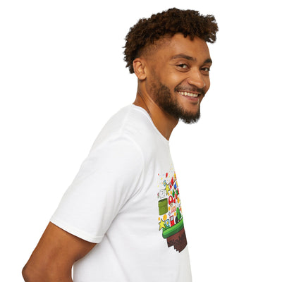 T-Shirt: Happy New Year Gamer Design | Retro