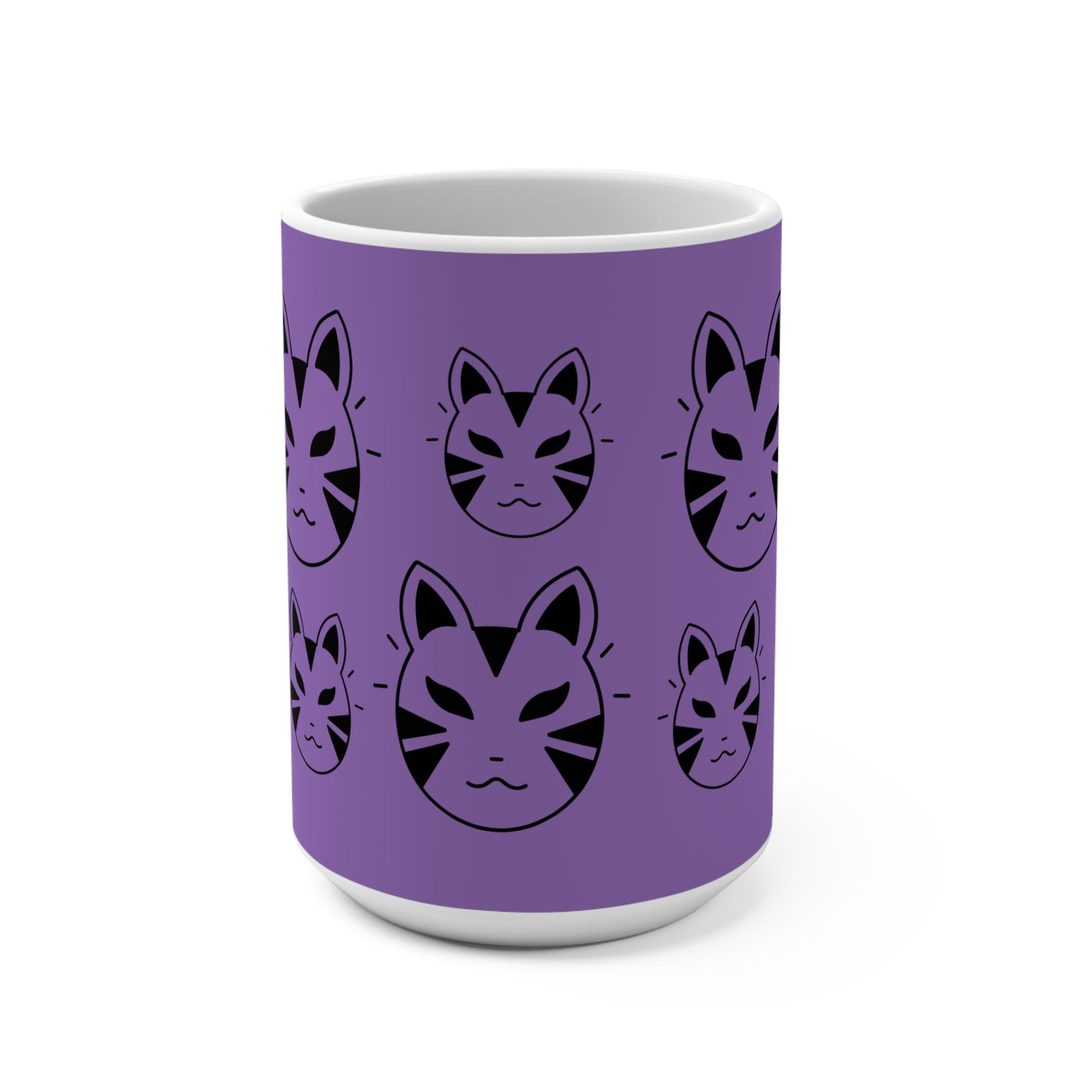 Mug: Anime Inspired Cat Mask Design