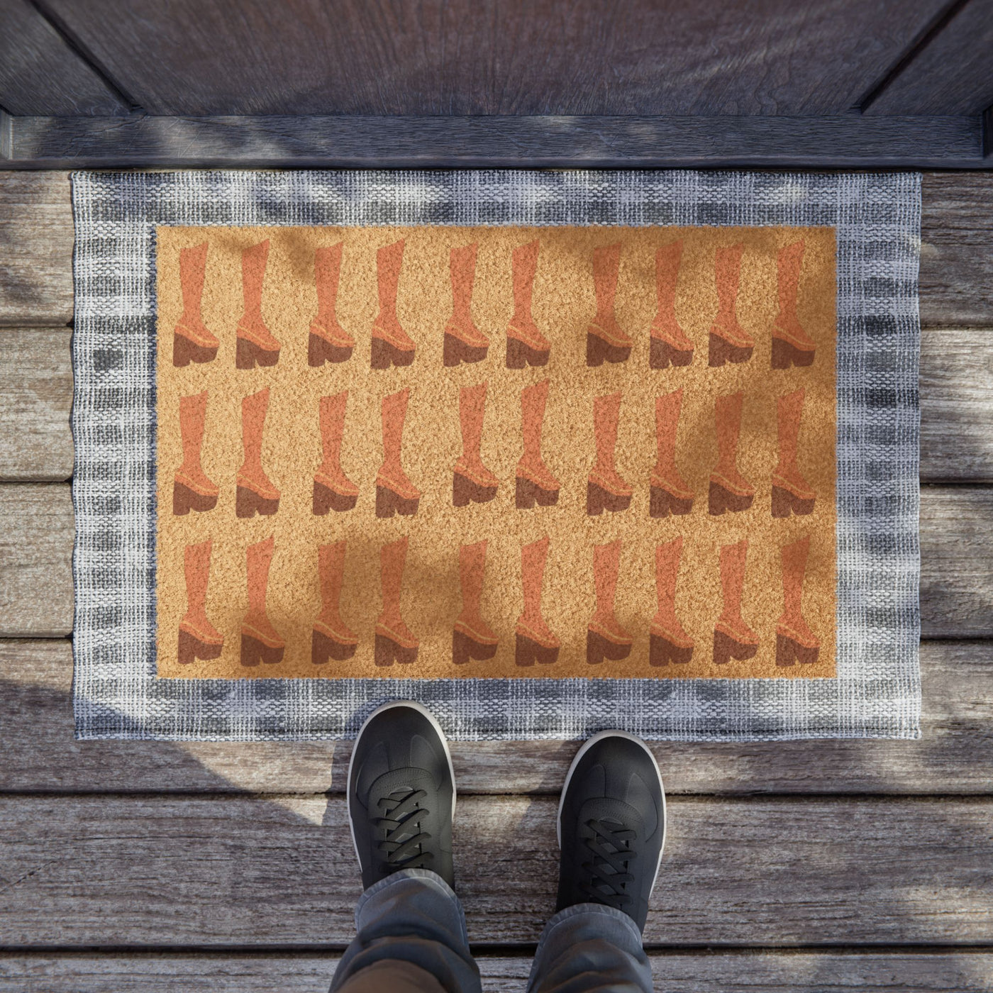 Doormat: Kick off Your Boots.