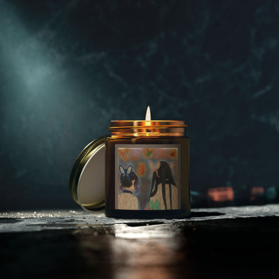 Candle: Demon Slayer-Inspired Floral Butterfly Decoration