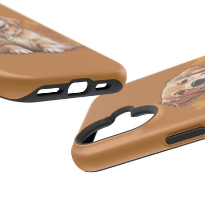 Dog Lover Magnetic Phone Case, Cute Pet Cases for iPhone, Dog-themed Phone Covers, Golden Retriever Case, Gifts for Dog Owners