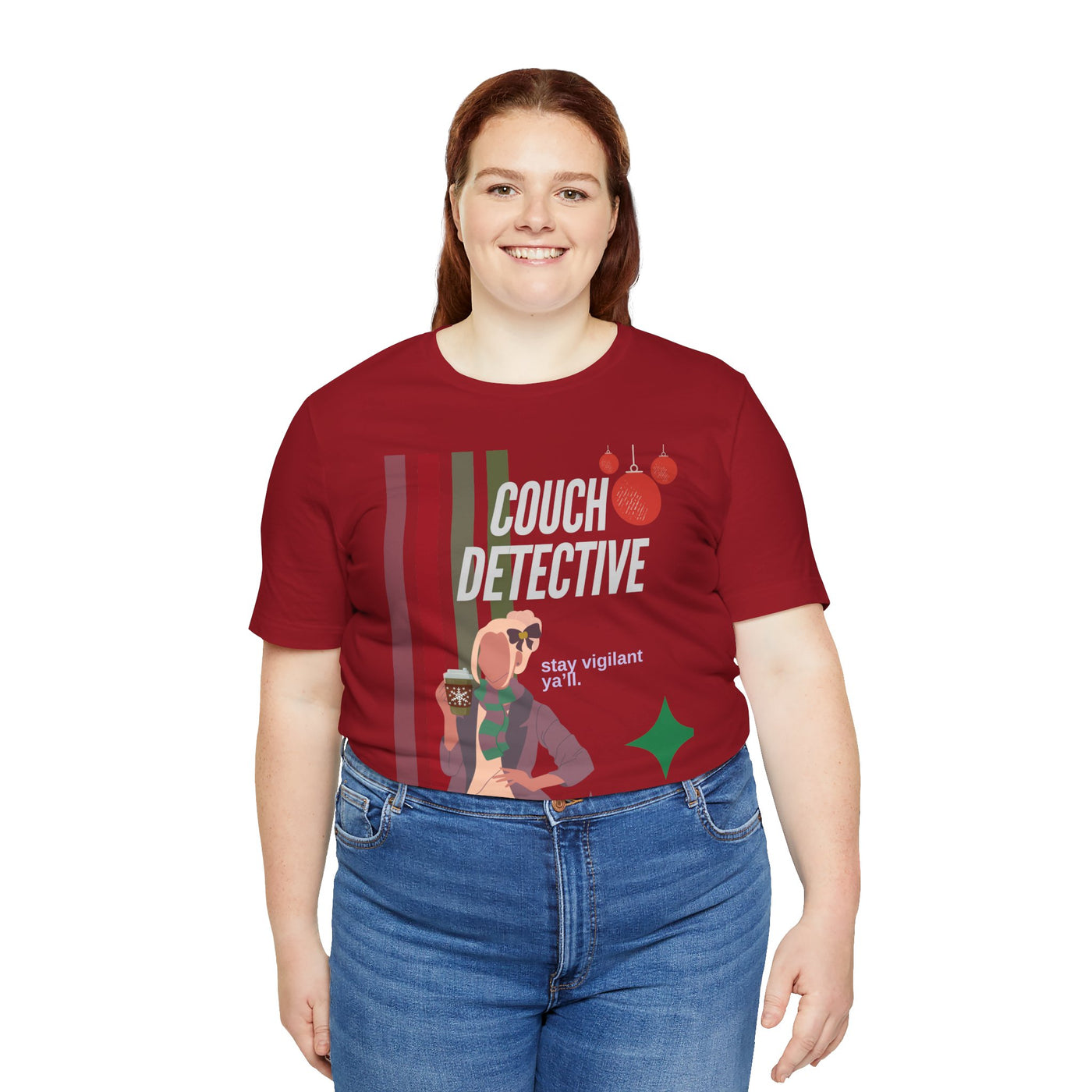 T-shirt: Couch Detective | Stay Vigilant | Holiday Edition