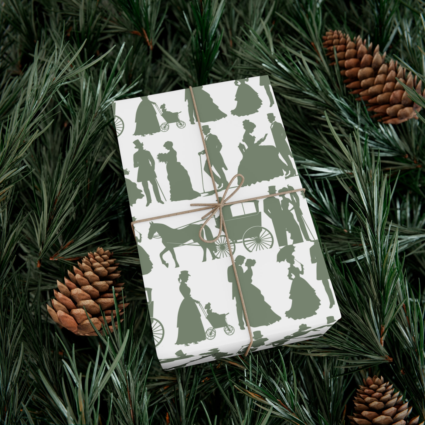 Wrapping Paper: Giddy Up | Victorian Inspired Design
