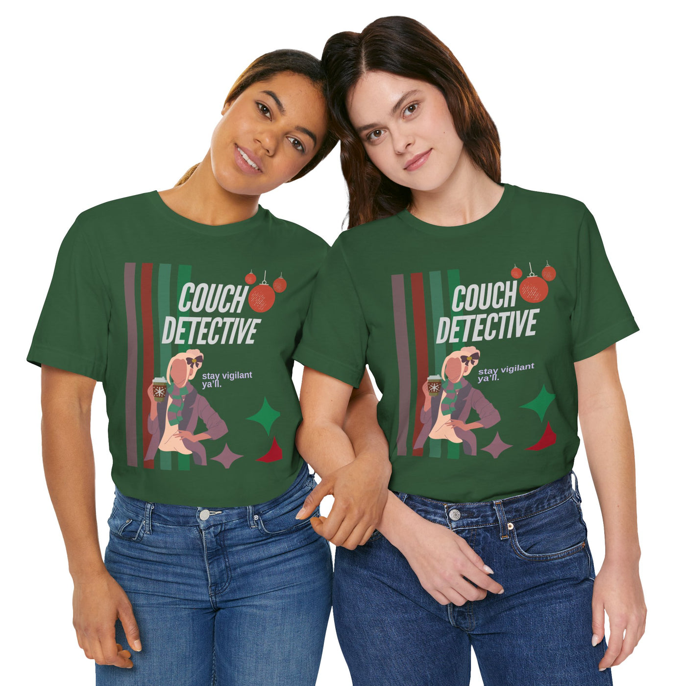 T-shirt: Couch Detective | Stay Vigilant | Holiday Edition